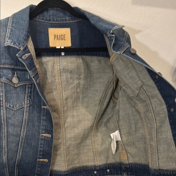 Paige Womens Denim Jacket size L - Picture 9 of 11